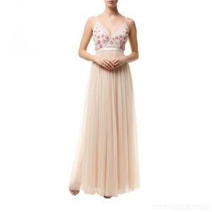 Needle & Thread Prom Dress Prairie Embroidery petal pink 2